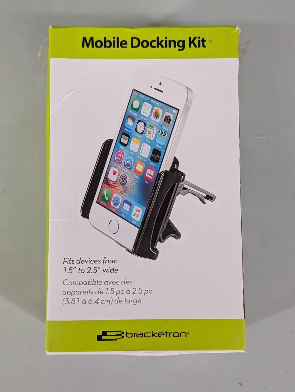 Bracketron IPM202BL Mobile Electronics iPod Docking Kit Car Vent Mount